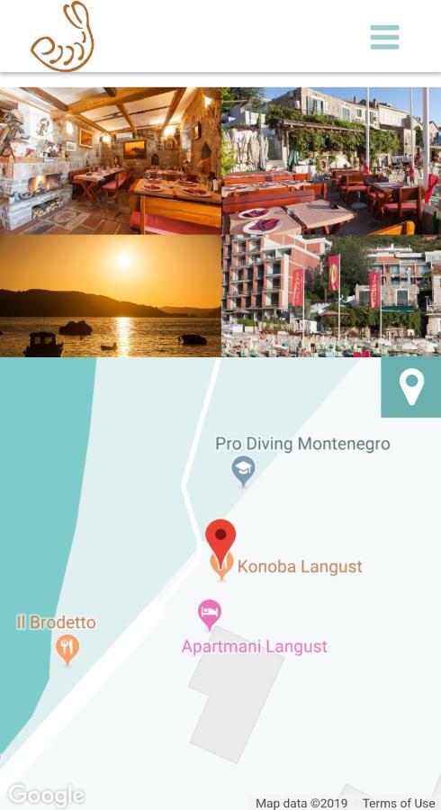 Langust - Free Parking Apartment Sveti Stefan Exterior foto